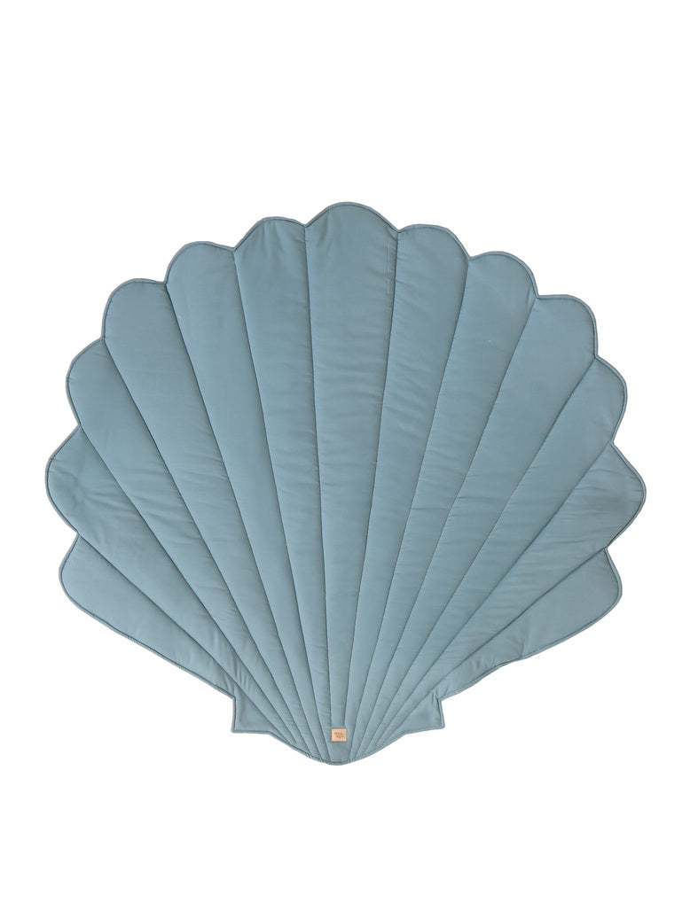 Linen “Eye of the Sea” Shell Mat