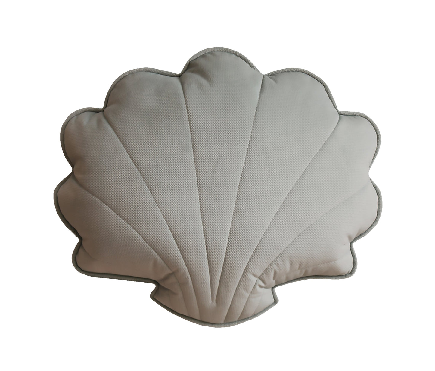 Large Velvet “Dove gray” Shell Pillow