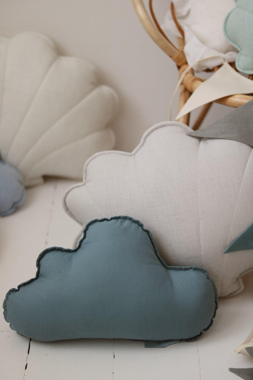 “Eye of the Sea” Linen Cloud Pillow