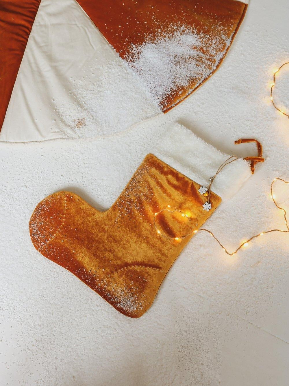 “Gold Candy” Christmas Stocking - Moi Mili