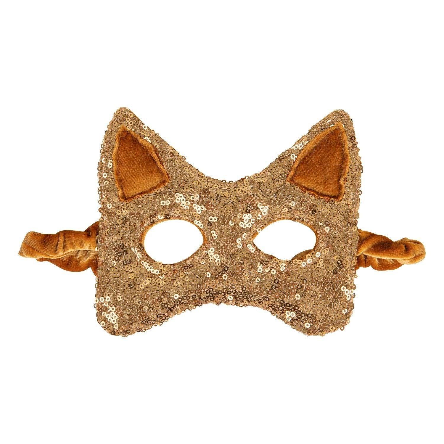 "Gold Sequins” Cat mask - Moi Mili