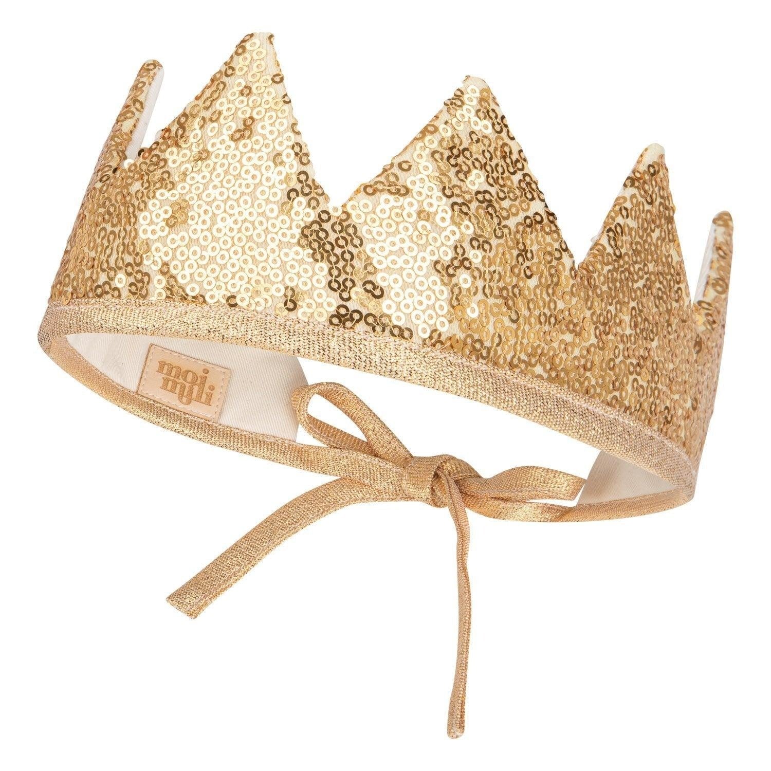 “Gold Sequins” Fairy-tale Crown - Moi Mili