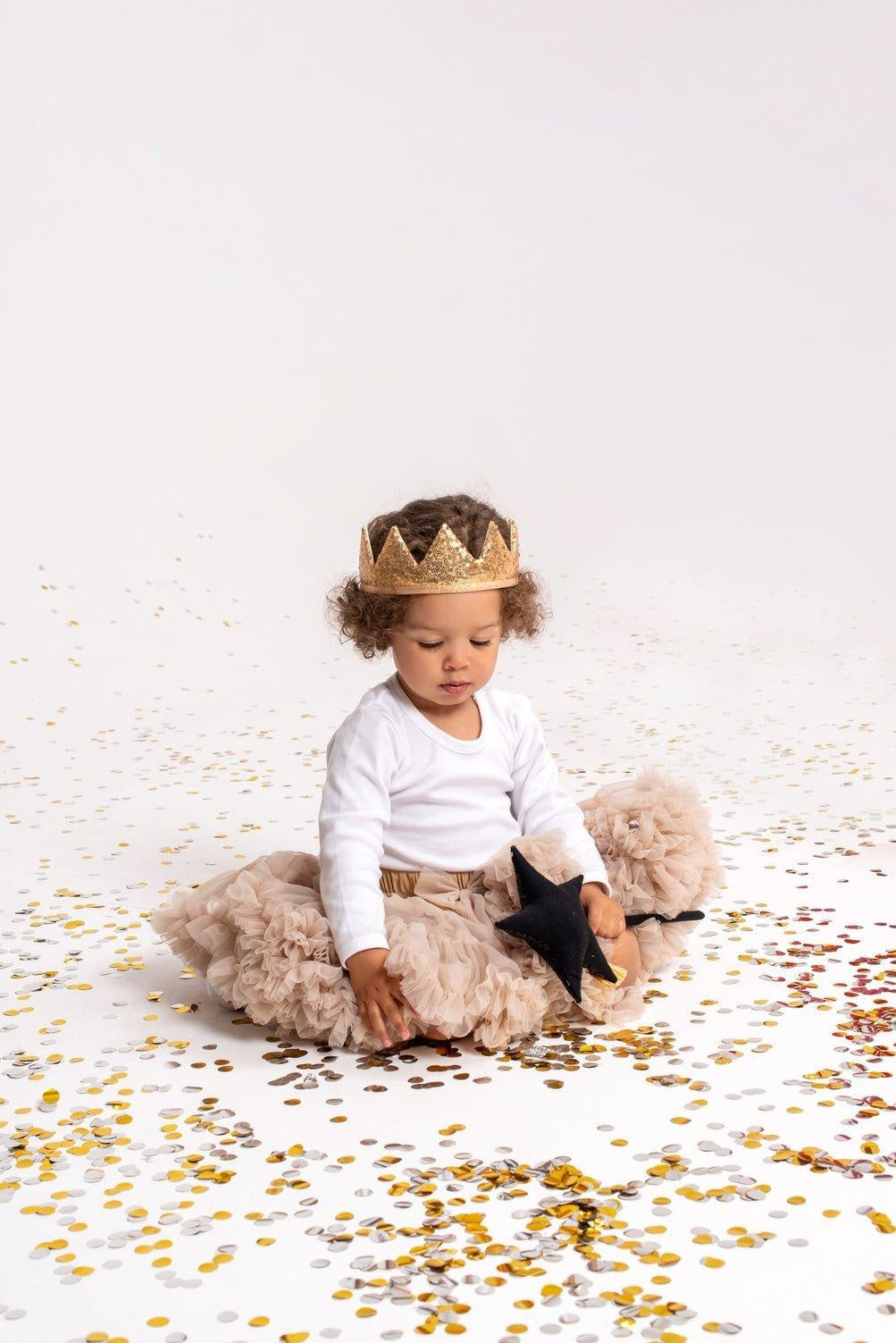 “Gold Sequins” Fairy-tale Crown - Moi Mili