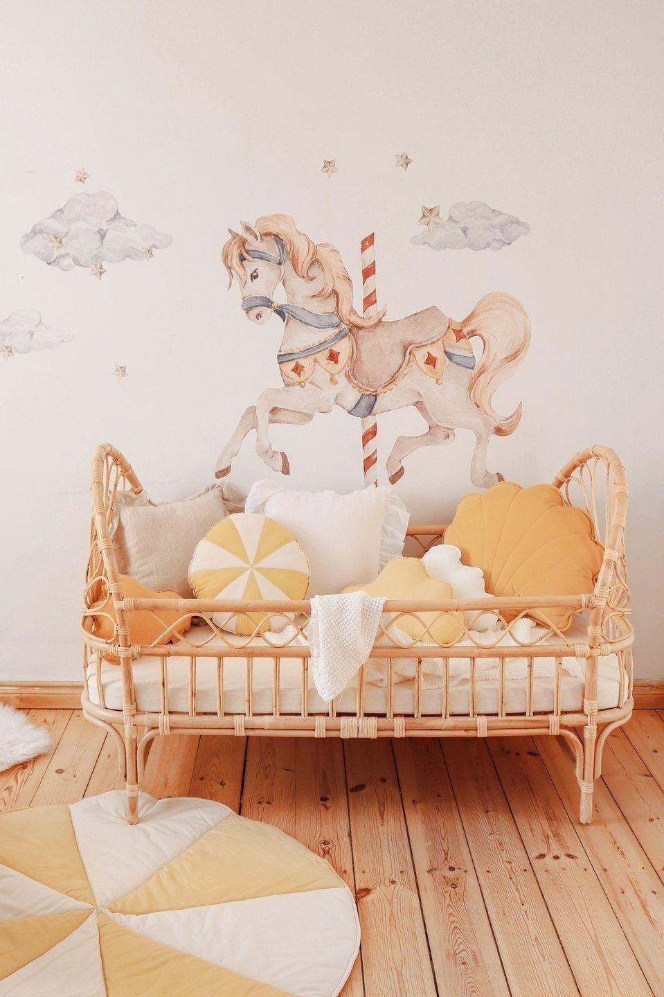 “Honey Candy” Patchwork Cushion - Moi Mili