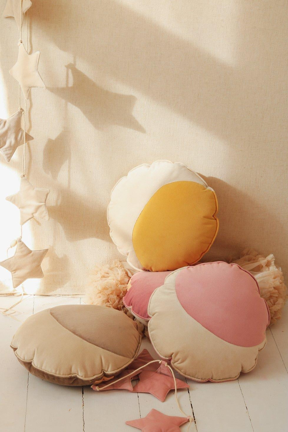 “It's late on Stinson Beach” Moon Cushion FOLLOW THE MOON - Moi Mili