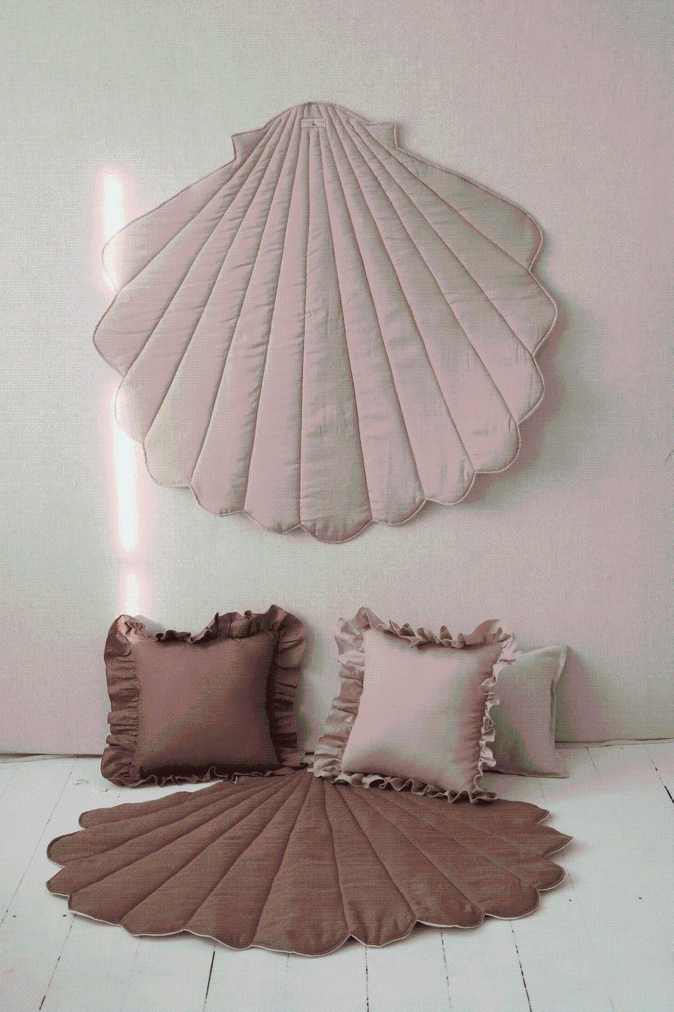 “Marsala” Linen Shell Mat