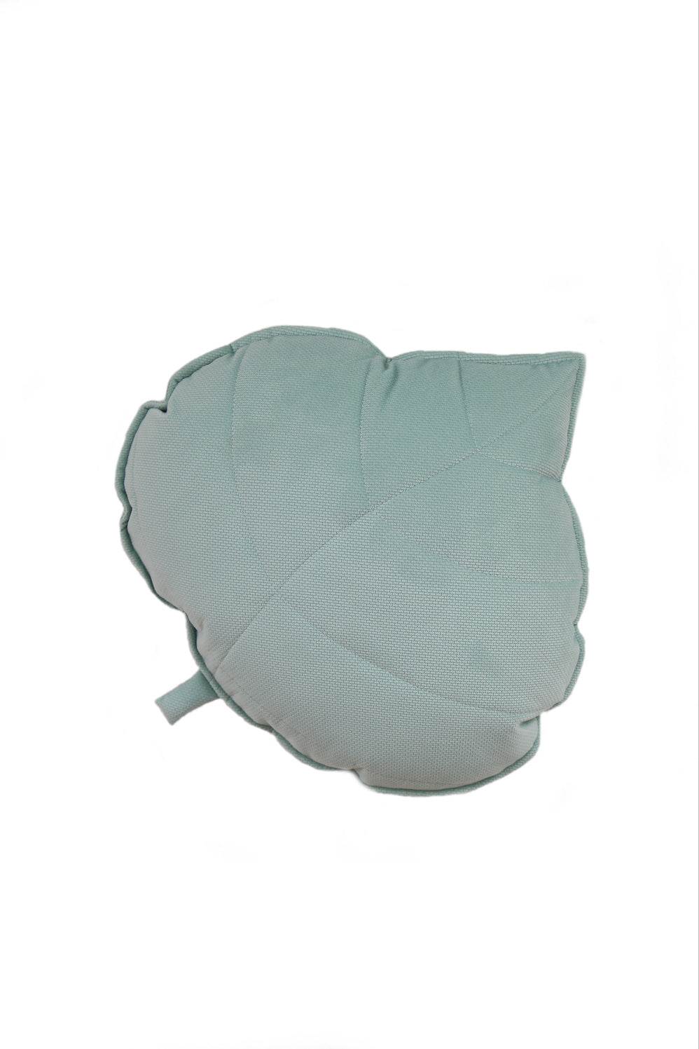 Velvet “Powder Mint” Leaf Pillow