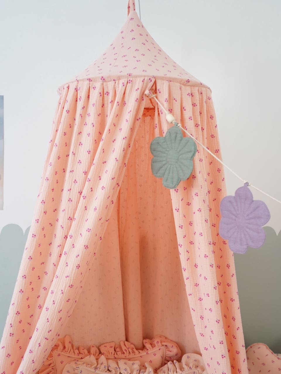 "Pink forget-me-not" Canopy
