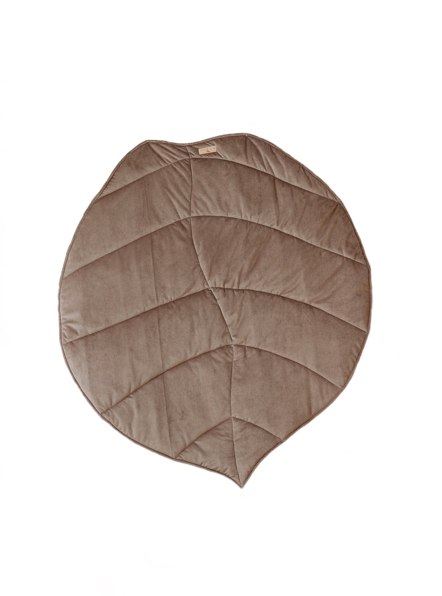 Velvet “Dark Beige” Leaf Mat
