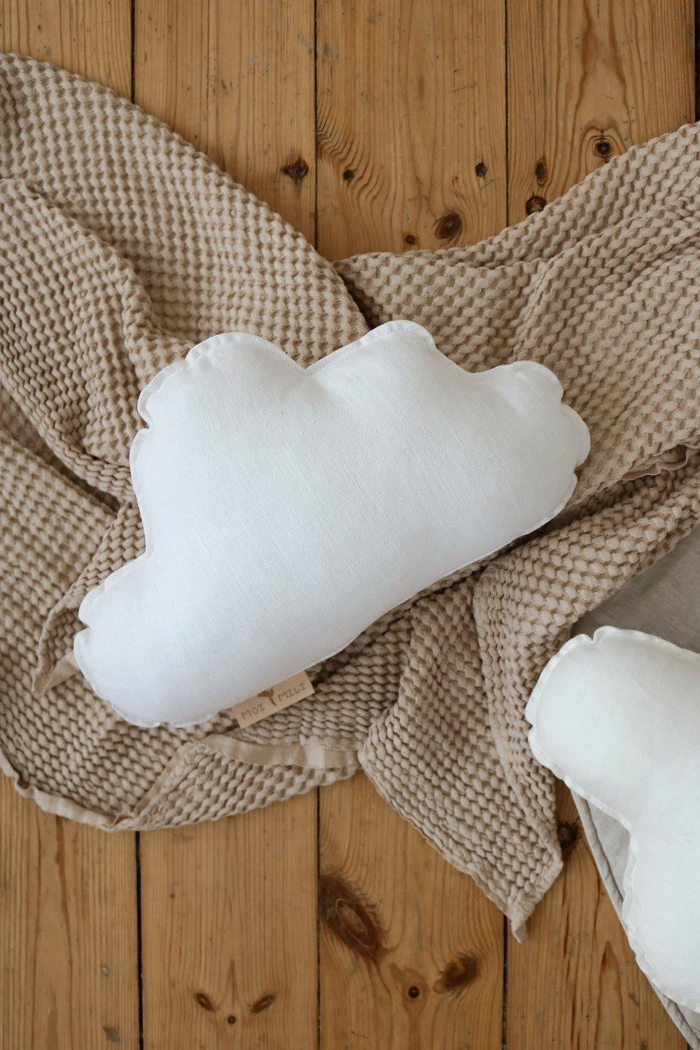“White” Linen Cloud Pillow